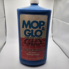 Mop & Glo Vintage 1980s 32 Oz Advertising 90% Full Promo