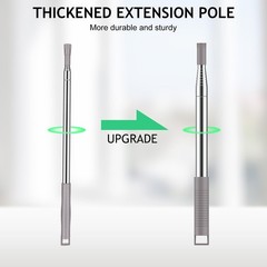 Extralong Dusters With Extension Pole 100inch For Cleaning Bendable Microfiber H