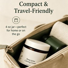 Nepimi Organics Deep Joint Calming Cream,Moisturizing Massage Topical Body Cream