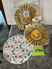Lot Of 12 NWT Beekman 1802 Happy Place Face Microfiber Cleaning Mitt Sun 7.5″