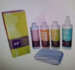 Purple Cow Fabric Leather Wood Cleaning Kit Protector 5 Piece NEW