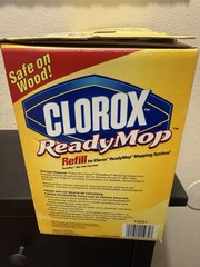 Clorox Ready Mop Refill 2x 24oz Bottles Floor Cleaner & 24 Cleaning Pads New NOS