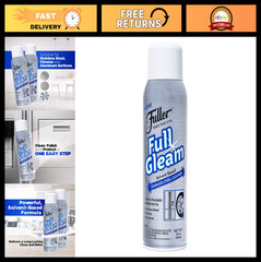 Stainless Steel Cleaner Spray – 15 oz for Appliances, Chrome, Aluminum & Sinks –