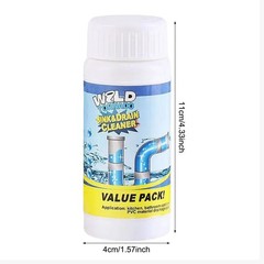 1~5x Wild Tornado Powerful Sink Drain Cleaner High Efficiency Clogging Cleaner