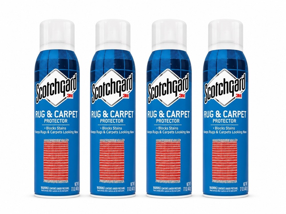 Scotchgard Rug & Carpet Protector 4 Carpet & Rug Protector Blocks Stains 17 Oz