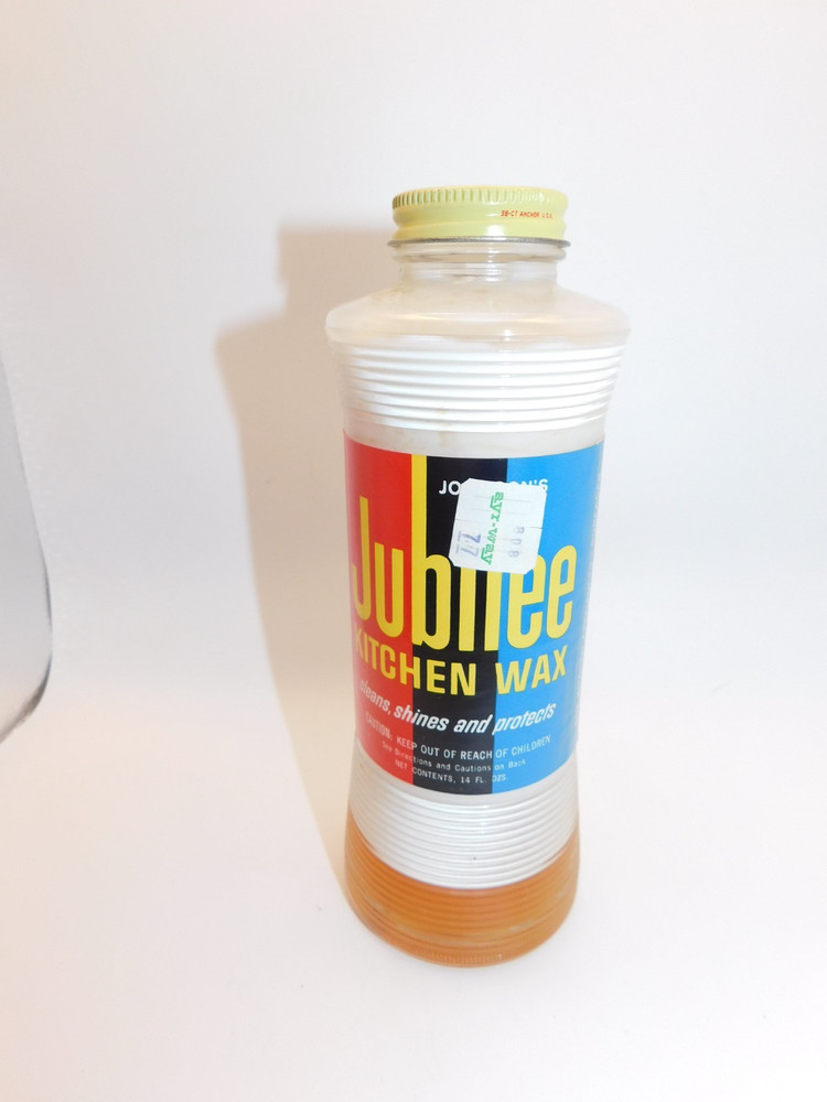 Vintage 1970’s Jubilee Kitchen Wax Glass Jar
