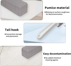 Bexter 2-Pack Value Toilet Bowl Pumice Cleaner with Handle – Removes Hard Water