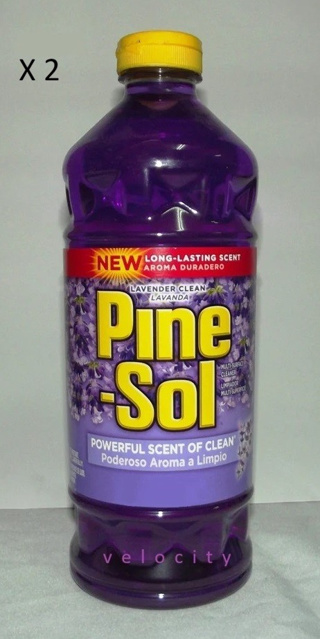 2 PK: Pine-Sol Multiple Surface Cleaner 4X Cleaning Action Lavender Scent 60 Oz.