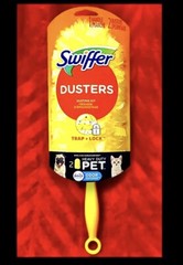 Swiffer HEAVY DUTY PET & More 360° Dusting Kit : 1 Handle 2 Dusters w Febreze