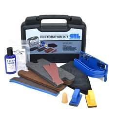 CRL SBG1 Professional Brushed Stainless Steel Restoration Kit Black