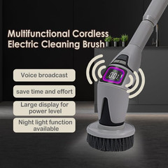 10 in 1 Electric Spin Scrubber, Bathroom Electric Cleaning Brush 10 Replacement