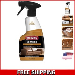 Non-Toxic Leather Care – 12 Fl Oz Cleaner & Conditioner with UV Protection