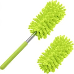 Microfiber Duster for Cleaning, Hand Washable Dusters with 2pcs Replace Micro…