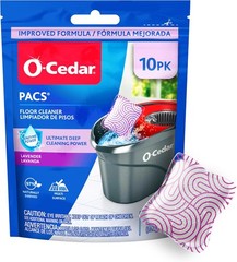 O-Cedar PACS Hard Floor Cleaner Lavender 10 Count