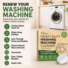 Heavy Duty Washing Machine, Dishwasher & Garbage Disposal Cleaner Bundle | Deep