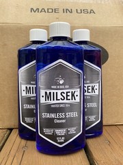 Milsek 12 Oz. Stainless Steel Cleaner Metal surfaces-Brass Copper Chrome fixture