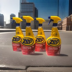 4 PACK Of Zep HIGH-TRAFFIC CARPET SPOT Stain Odor Remover and Cleaner 32oz Each