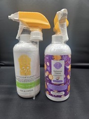 Scentsy Bathroom Cleaner Lemon Verbena & Coastal Sunset 16 fl oz/473 mL Unopened