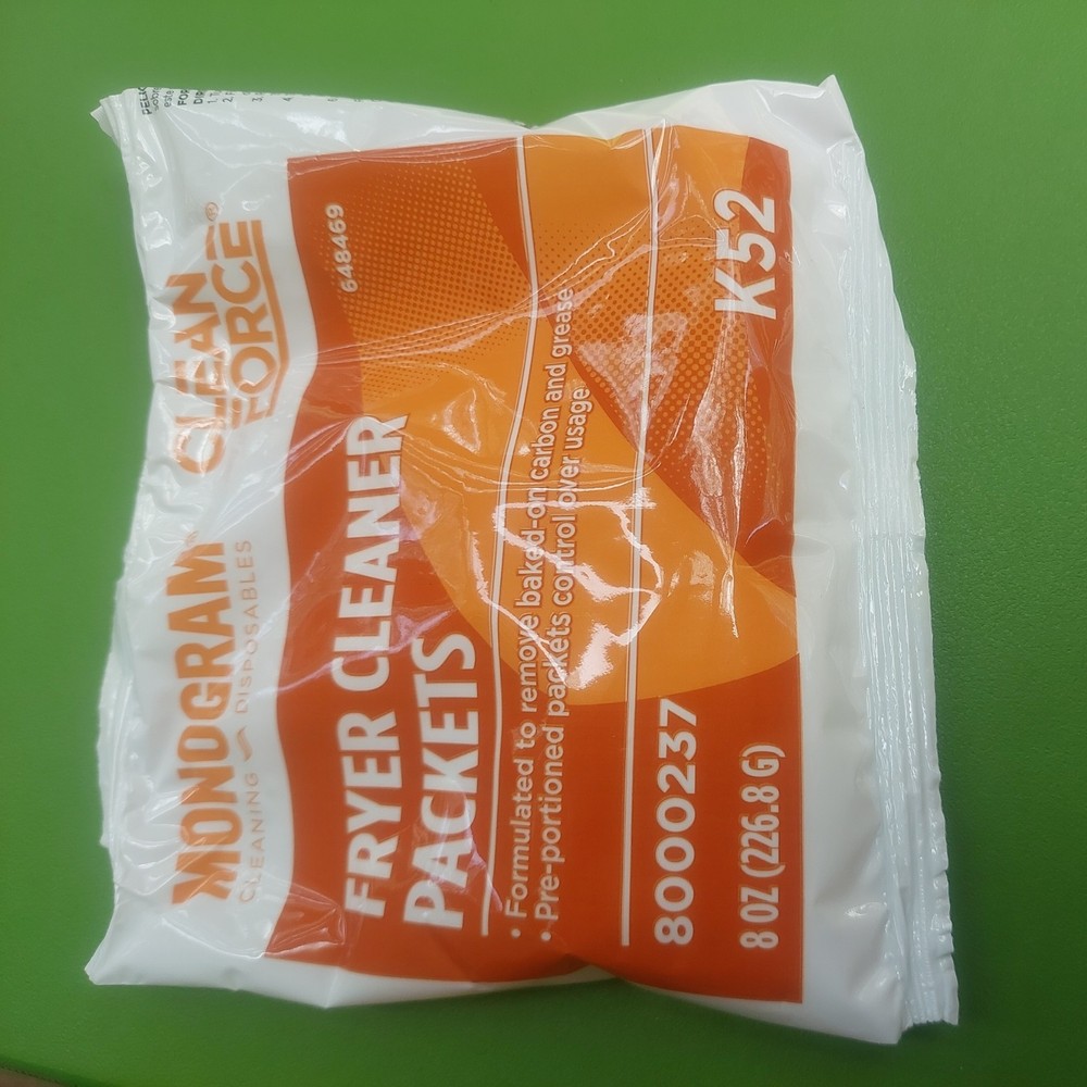 Monogram Clean Force K52 Fryer Cleaner SINGLE PACK
