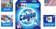Water Softener Tablets for Washing Machines, 75 Ct