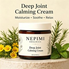 Nepimi Deep Joint Calming Cream, Moisturizing Massage Topical Body Cream 120ml