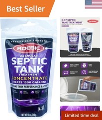 Concentrated K-37 Granular Septic Solution – 12 Oz for Odor and Clog Management
