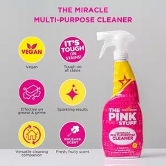 3 Pack THE PINK STUFF Miracle 750ml Multi-Surface Cleaner Spray for Hard Surface