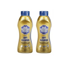 BAR KEEPERS FRIEND Soft Cleanser Liquid All-Purpose Cleaner – 26 oz (pack of 2)