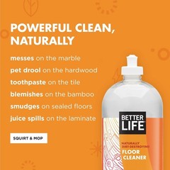 Multipurpose Floor Cleaning Solution – Citrus Mint Concentrate 4 x 128 Fl Oz