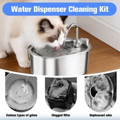 Water Fountain Cleaning Kit,Dog and Cat Water Fountain Cleaner Brushes Kits,P…