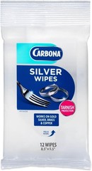Brightening Silver Wipes | 12 Pack of Non-Toxic Metal Cleaners & Polish
