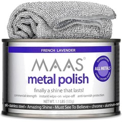 Maas Metal Polish 1 1 Lb Can With Cloth Tarnish Remover