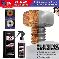 All-Purpose Rust Remover Spray 120ML Fast-Acting Iron Oxidation Eliminator