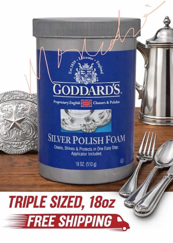 Silver Polish Foam – Silver Jewelry Cleaner for Antiques, Accessories, Orname…