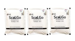 LG ScaLGo Washing Machine Cleaner 100g x 3 | Descaling Powder | Top & Front