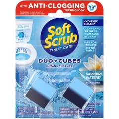 Soft Scrub Duo-Cubes Toilet Cleaner 2ct, Sapphire Waters