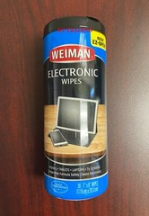 Weiman Electronics Phone Tablet Laptop Computer TV Dust Dirt Cleaner Wipes 30ct