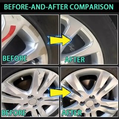 80g Rim Renewal Paste Car Wheel Hub Polishing Paste Wheel Scratch Repair Wax
