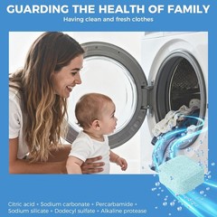 Uproot Clean Washing Machine Cleaner Tablets – 24 Pack for a 12 Month Supply. Fo