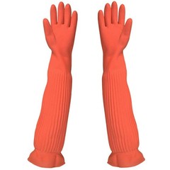 Latex Long Gloves Aquarium Fish Tank Industrial Thick Gauntlets 45/56cm