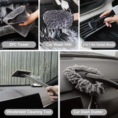 Car Detailing Kit, Car Detailing Brush Set, Car Cleaning Kit, Auto Detailing …