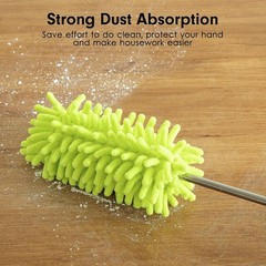 Microfiber Duster for Cleaning, Hand Washable Dusters with 2pcs Replace Micro…