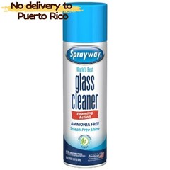 Get there quickly-Sprayway Glass Cleaner 19oz, Ammonia-Free Streak-Free