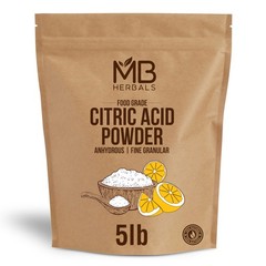 Pure Citric Acid Powder 5lb Food Grade Flavor Preservative Tartness Granulated