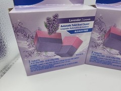 3x Lot Boxes Clorox Automatic Toilet Bowl Cleaner Lavender Bleach Free