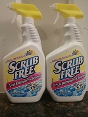 2( two) Church& Dwight Co. SCRUB Total Bathroom Cleaners Plus Foaming Oxi Clean