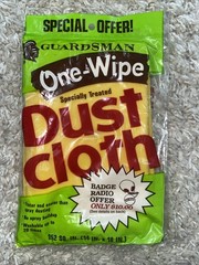 Vintage 1980’s Guardsman One Wipe Dust Cloth 14×18 Dusting for TV or Movie Prop