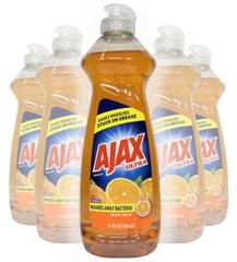 Ajax ORANGE Ultra Dish Washing Detergent Liquid Hand Soap 12.4oz Kitchen Cleaner