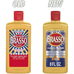 NEW Brasso Multi-Purpose Metal Polish, 8 oz(FAST SHIPPING)