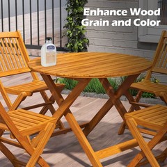 2 Packs Wood Wax Oil Cleaner & Brightener for Furniture Teak Care Kit